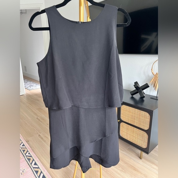 Trendy Boutique Black Layered Jumpsuit - Picture 2 of 8